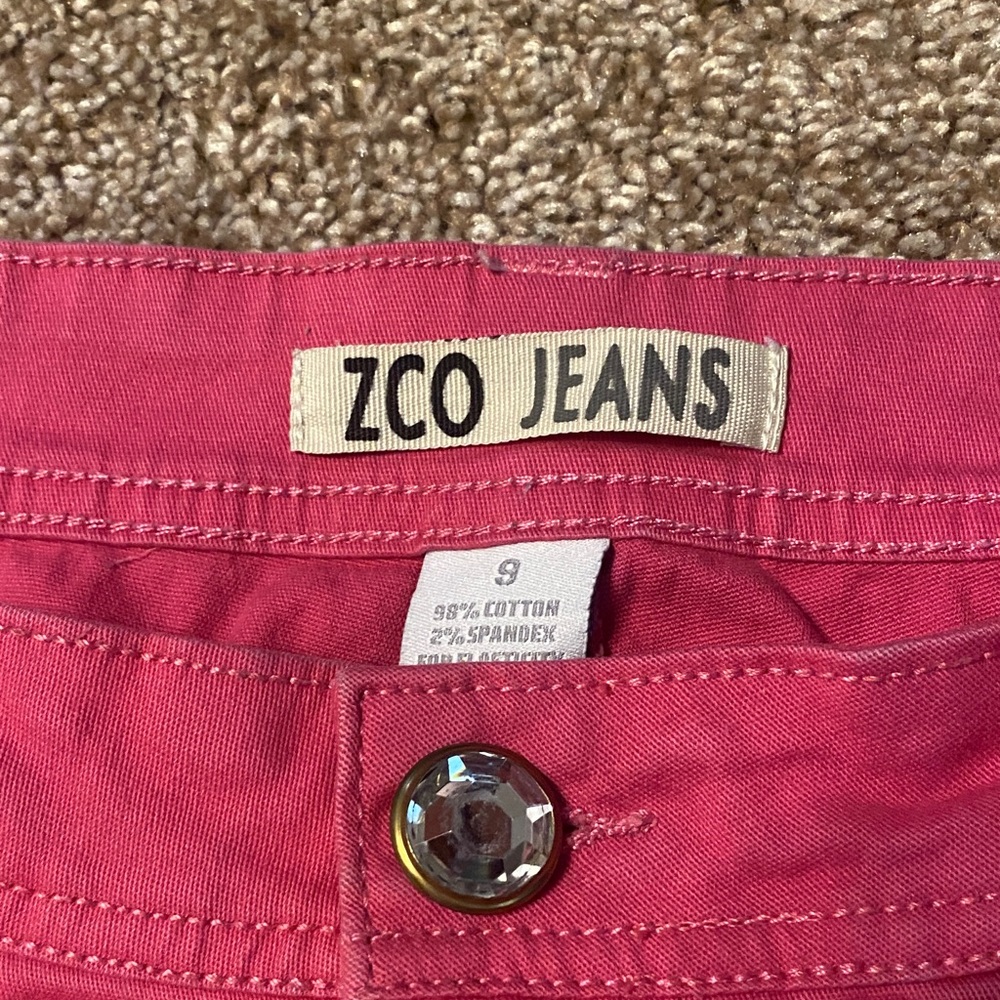 ZCO Jeans Hot Pink Women's Denim Shorts - Picture 2 of 3